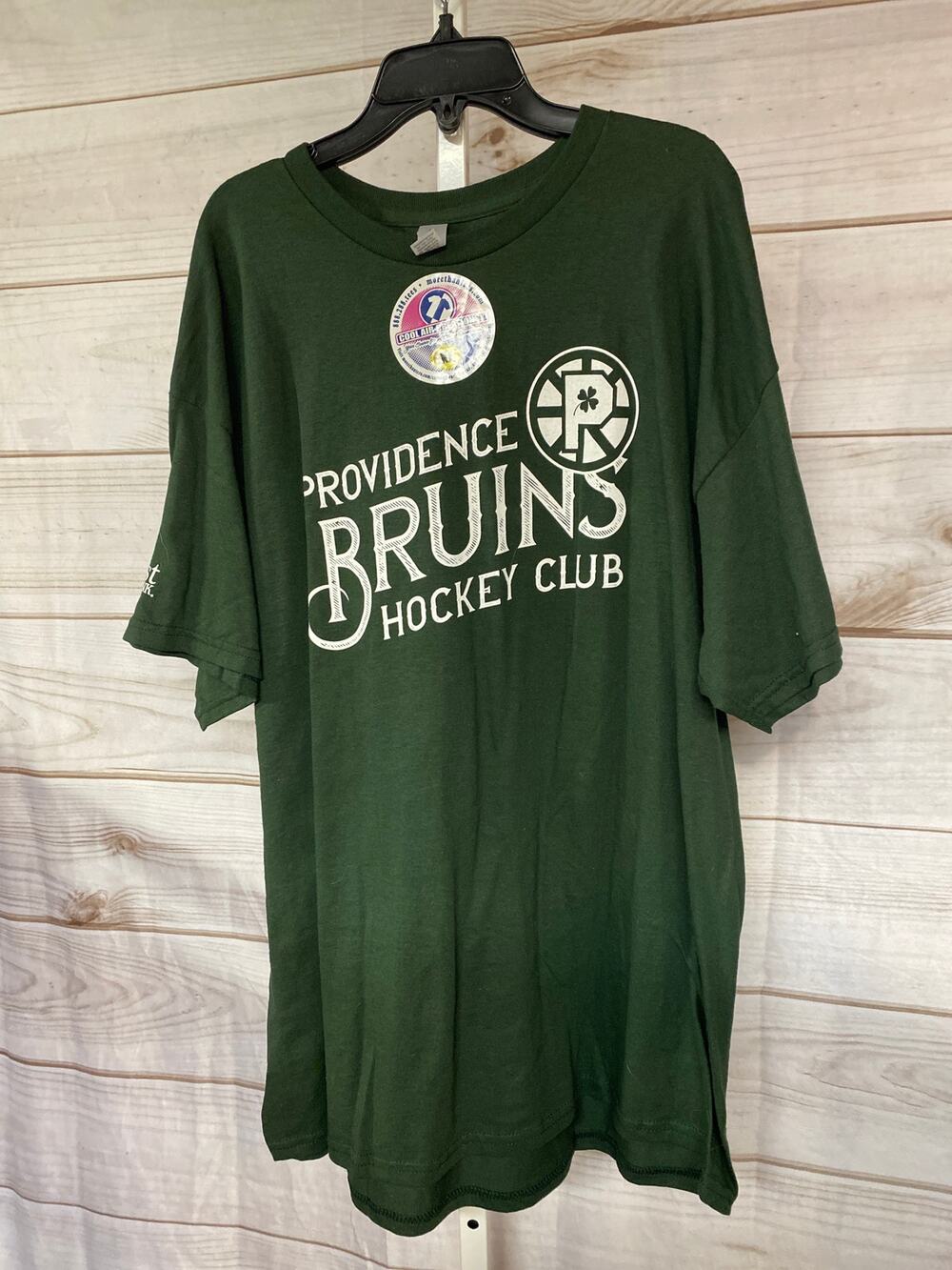 Brand New Gildan Men's Size XL Providence Bruins Hockey Club Green T-Shirt - Picture 1 of 6